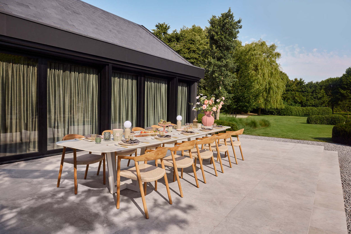 Suns | Palermo | Niedriger Gartentisch | Neolith-Platte |