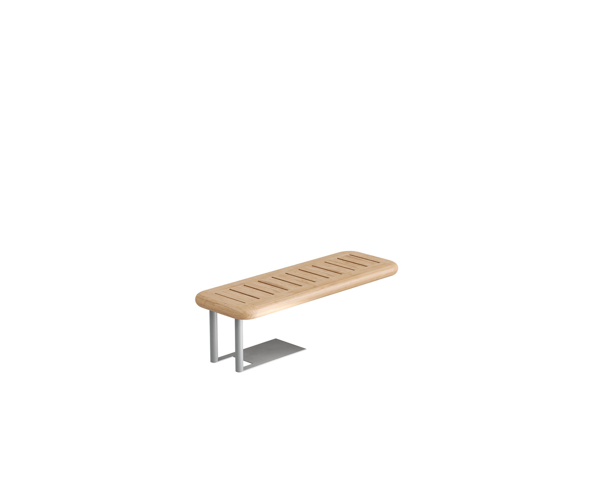 Bassano | Sofa-Ablage | Niedrig | Teak