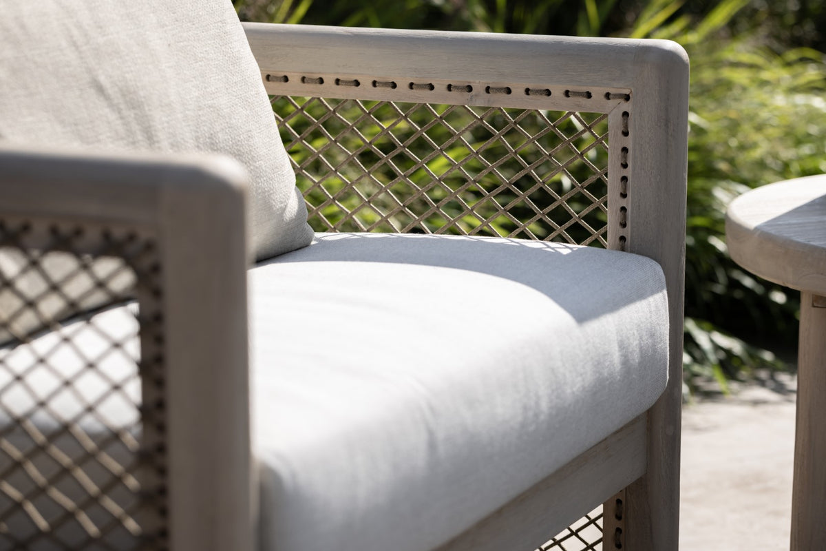 Brain | Niedriger Loungesessel | Aged Teak