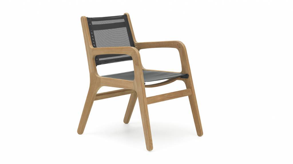 Norden dining tuinstoel met textileen