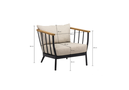 Apple Bee tuinmeubelen Apple Bee | Condor | Loungestoel |