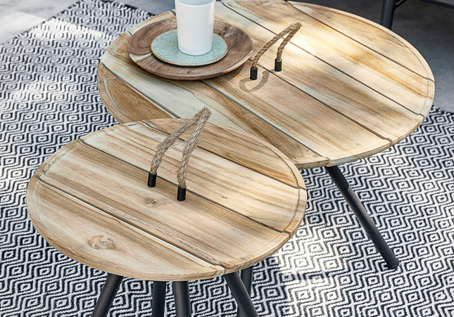 Apple Bee tuinmeubelen Apple Bee | Elle | Set van 2 Salon Tafels |