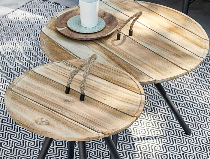 Apple Bee tuinmeubelen Apple Bee | Elle | Set van 2 Salon Tafels |