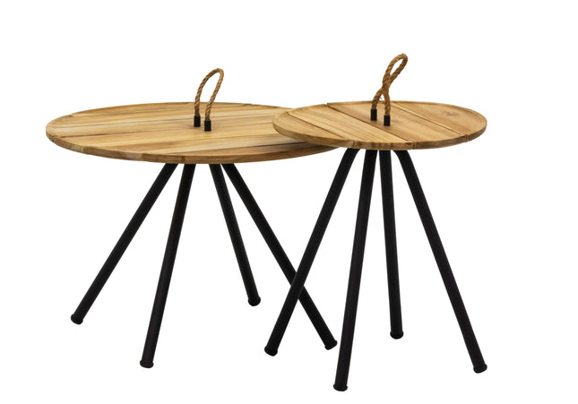Apple Bee tuinmeubelen Apple Bee | Elle | Set van 2 Salon Tafels |