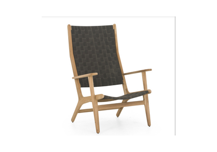 Apple Bee tuinmeubelen Apple Bee | Luc | Hoge Rug Loungestoel |