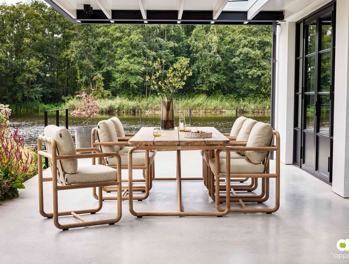 Apple Bee tuinmeubelen Dolce Dining set met 6 stoelen | Apple Bee