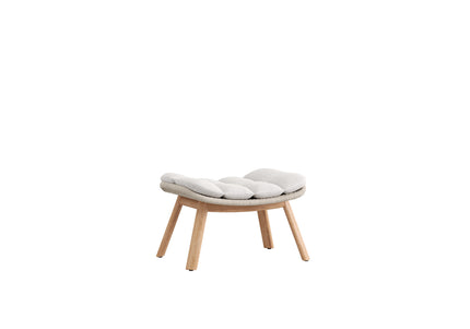 Borek Barrel | voetenbank | Teak incl. kussen |
