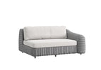 Deauville loveseat links slate