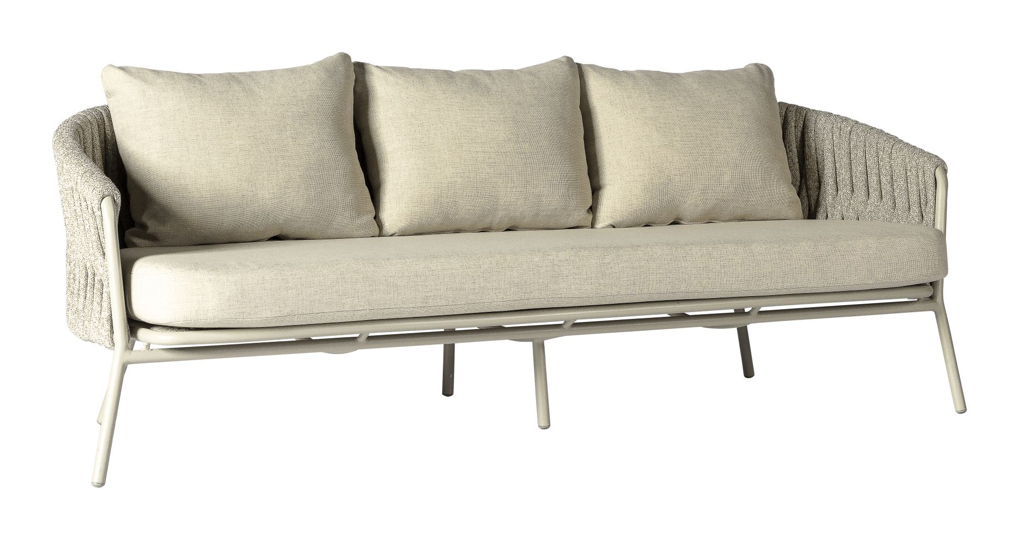 Aluminium chalk | belt white-taupe