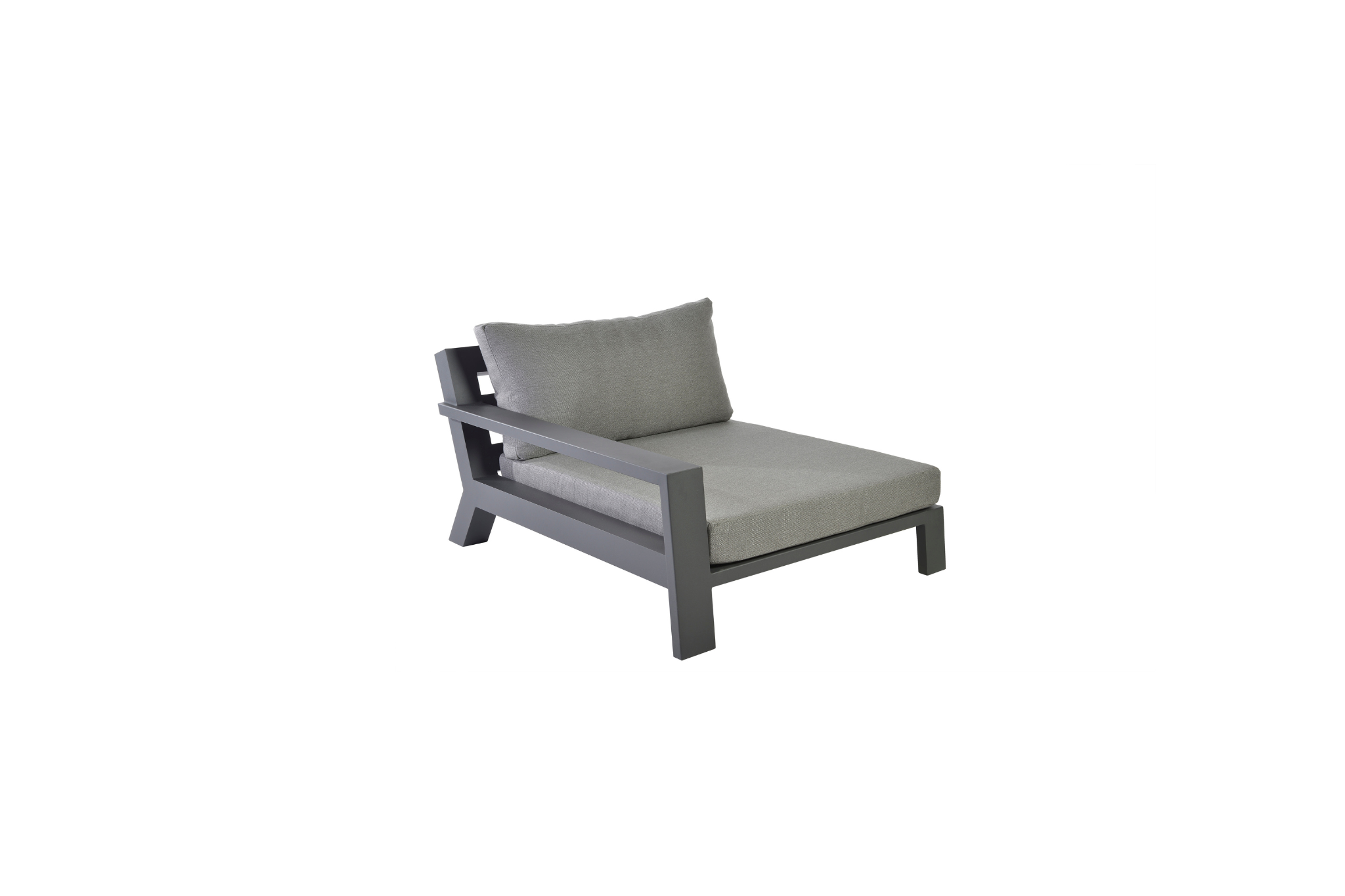 Aluminium Wit / Rechts / Prato | Basalt
