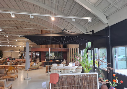 Borek Capri | Parasol Inc voet 230kg| 350 x 350 | Demo Model