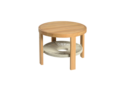 Borek Chepri | Bijzettafel | Ø60x46 | Teak