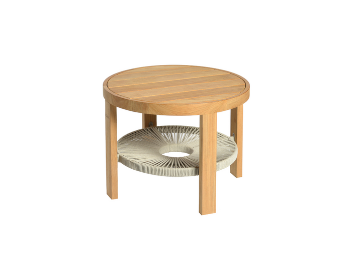 Borek Chepri | Bijzettafel | Ø60x46 | Teak