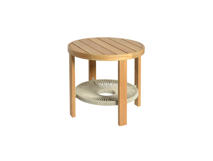 Borek Chepri | Bijzettafel | Ø60x56 | Teak