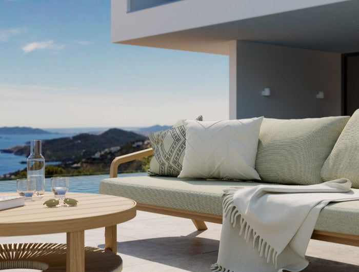 Borek Chepri | Lage Sofa | Teak