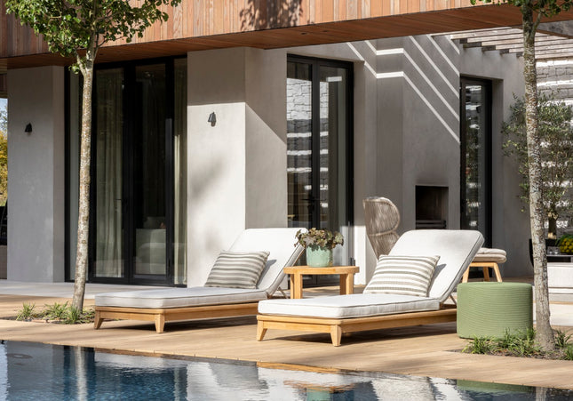 Borek Horizon | Verstelbaar Ligbed | Teak