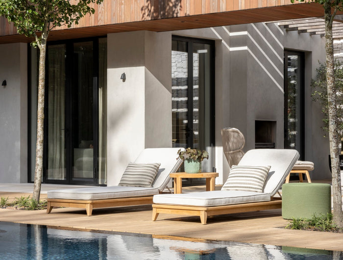 Borek Horizon | Verstelbaar Ligbed | Teak