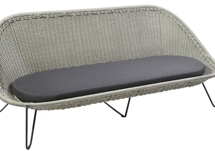 Borek Pasturo lage fauteuil alu ijzergrijs