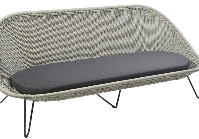 Borek Pasturo lage fauteuil alu ijzergrijs