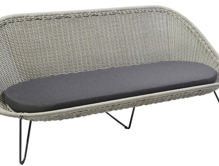 Borek Pasturo lage fauteuil alu ijzergrijs