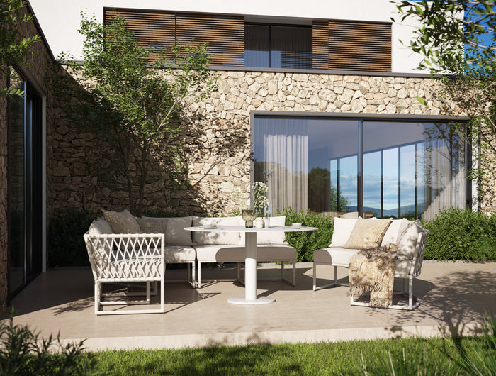 Borek Peniche tafel | ø 140cm X 75 cm | 2 kleuren