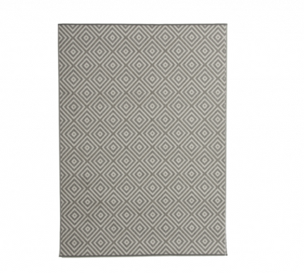 Brafab Brafab Evora Buiten Vloerkleed Grijs/Wit 160 × 230 cm