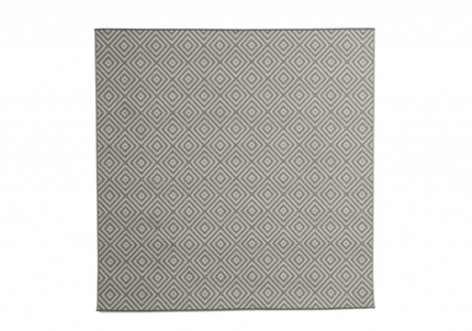 Brafab Brafab Evora Buiten Vloerkleed Grijs/Wit 200 × 200 cm