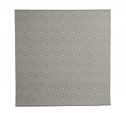 Brafab Brafab Evora Buiten Vloerkleed Grijs/Wit 200 × 200 cm
