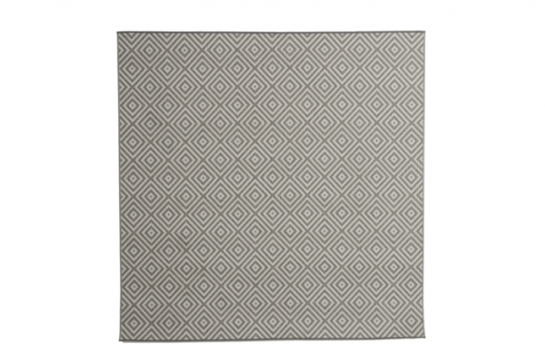 Brafab Brafab Evora Buiten Vloerkleed Grijs/Wit 200 × 200 cm
