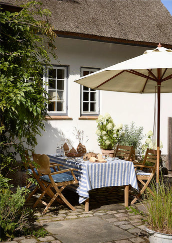 BUNGALOW Denmark Tafelkleed | Roma Azur | 160 x 300cm