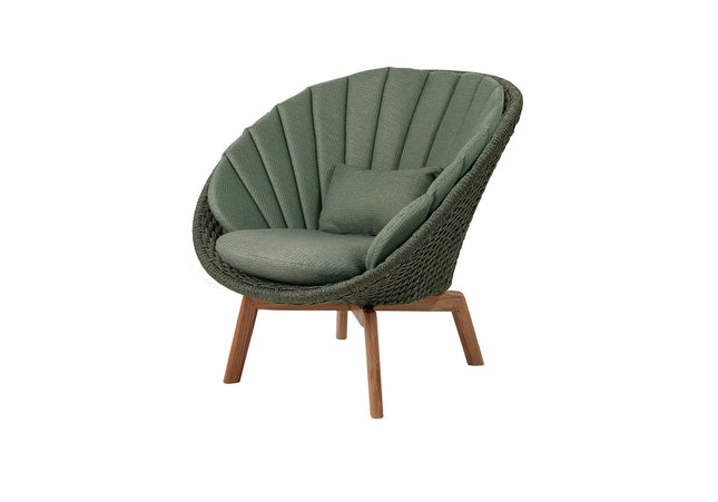 Cane-Line tuinmeubelen Peacock loungestoel | incl kussen