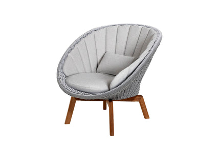Cane-Line tuinmeubelen Peacock loungestoel | incl kussen
