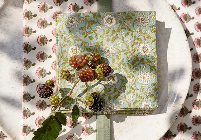 Dutch Garden Napkin 45 x 45 cm | Asha Melon | per 4
