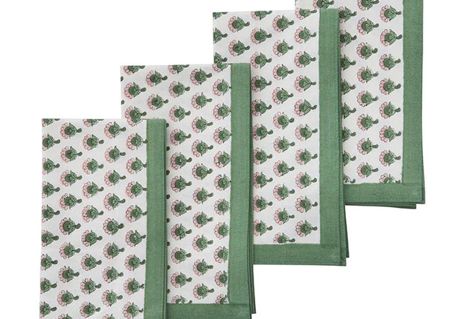 Dutch Garden Napkin 45 x 45 cm | Asha Melon | per 4