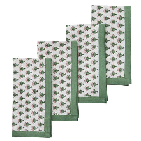 Dutch Garden Napkin 45 x 45 cm | Asha Melon | per 4