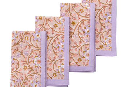 Dutch Garden Napkin 45 x 45 cm | Roja Coral | per 4