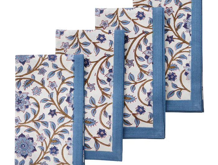 Dutch Garden Napkin Roja Atlantic 45 x 45 cm | Roja Atlantic per 4