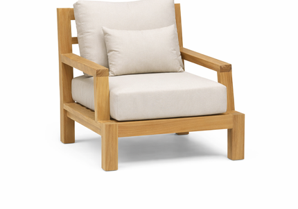 Garden Teak tuinmeubelen Daylounge loungestoel | incl. kussens