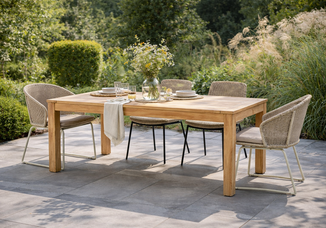 Garden Teak tuinmeubelen James Tuintafel (opruiming)