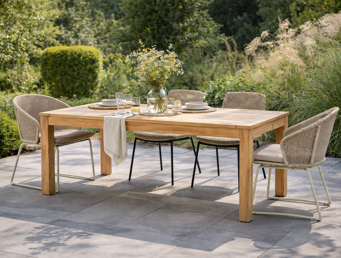 Garden Teak tuinmeubelen James Tuintafel (opruiming)