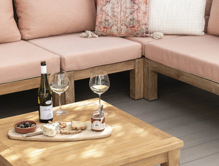 Garden Teak tuinmeubelen St. Tropez salontafel | 2 varianten