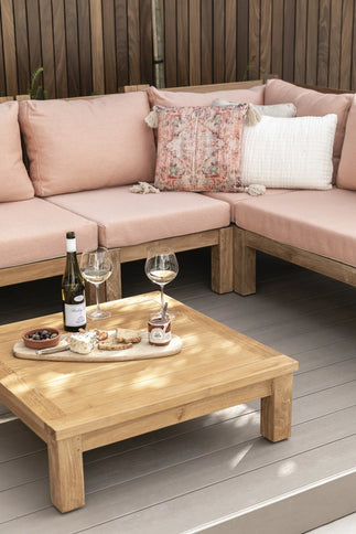 Garden Teak tuinmeubelen St. Tropez salontafel | 2 varianten