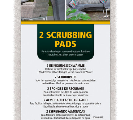 Golden Care Golden Care scrubbing pads per 2
