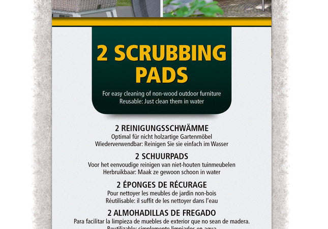 Golden Care Golden Care scrubbing pads per 2