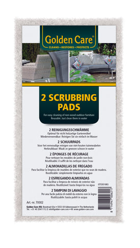 Golden Care Golden Care scrubbing pads per 2