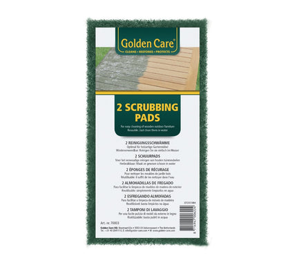 Golden Care Golden Care scrubbing pads per 2