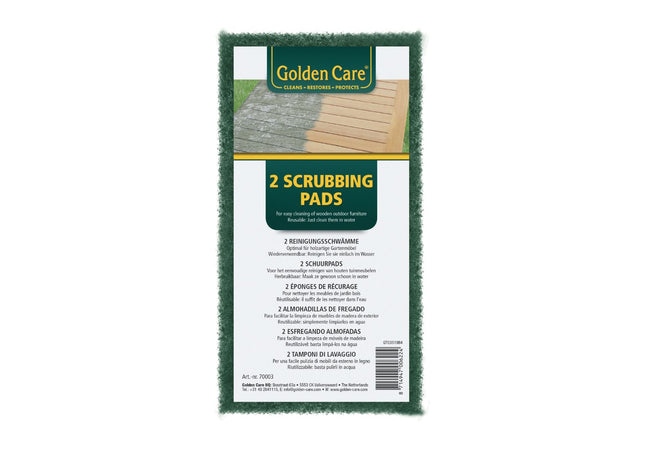Golden Care Golden Care scrubbing pads per 2