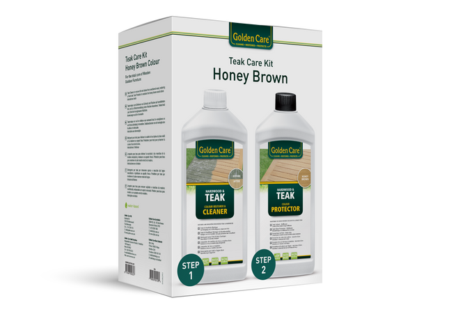 Golden Care Wood Care Kit – Cleaner + Protector