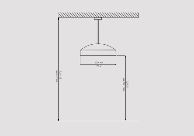 Heatsail Disc PT by Piet Boon | Heater | Hanglamp