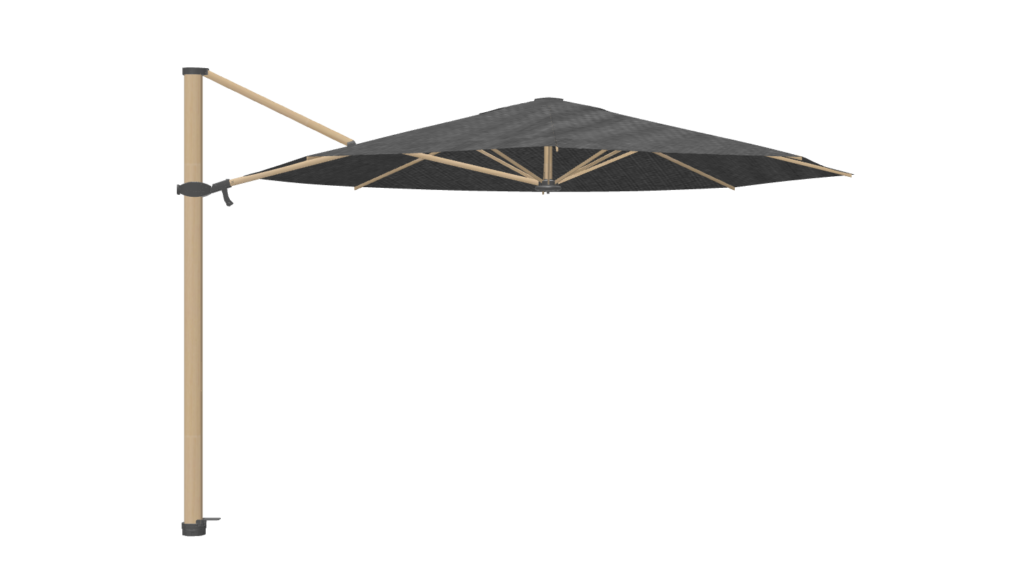 Alu Teak / Zwart C208 (Cat 1)